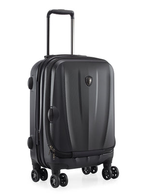 HEYS VANTAGE Black Color Polycarbonate Material Hard Trolley
