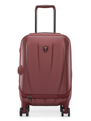 HEYS VANTAGE Burgundy Color Polycarbonate Material Hard Trolley