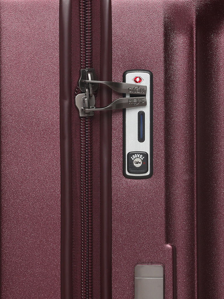 HEYS SMARTLUGGAGE Range Burgundy Color Hard Luggage