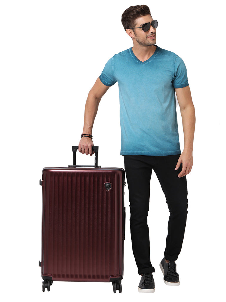 HEYS SMARTLUGGAGE Range Burgundy Color Hard Luggage