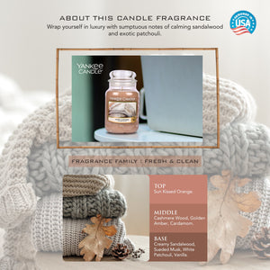 Yankee Candle Original Warm Cashmere Large Jar Scented Candle