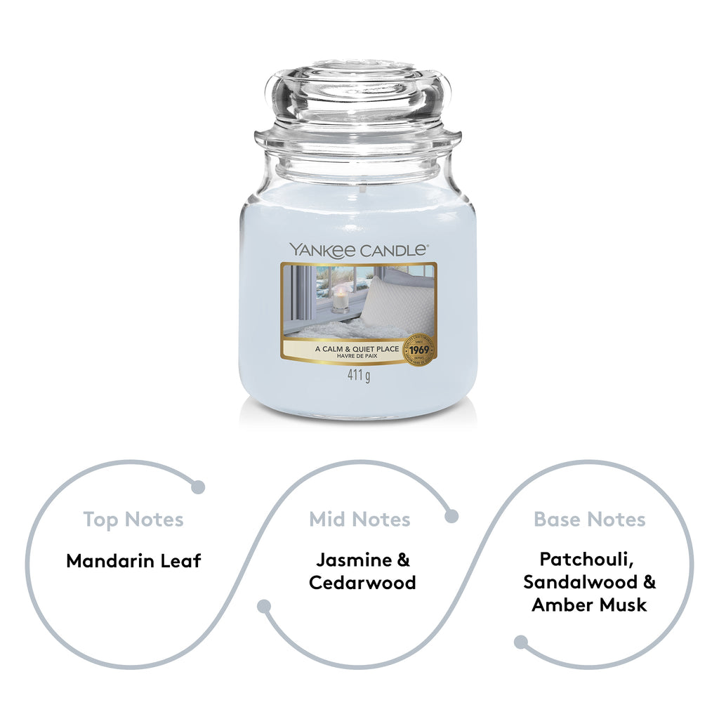 Yankee Candle Original Medium Jar Acalmand Quiet Place