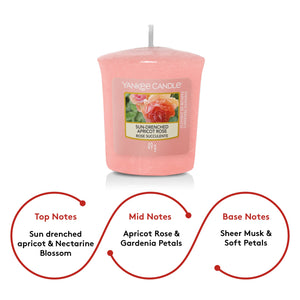 Yankee Candle Original Sun-Drenched Apricot Rose Votive Scented Candle