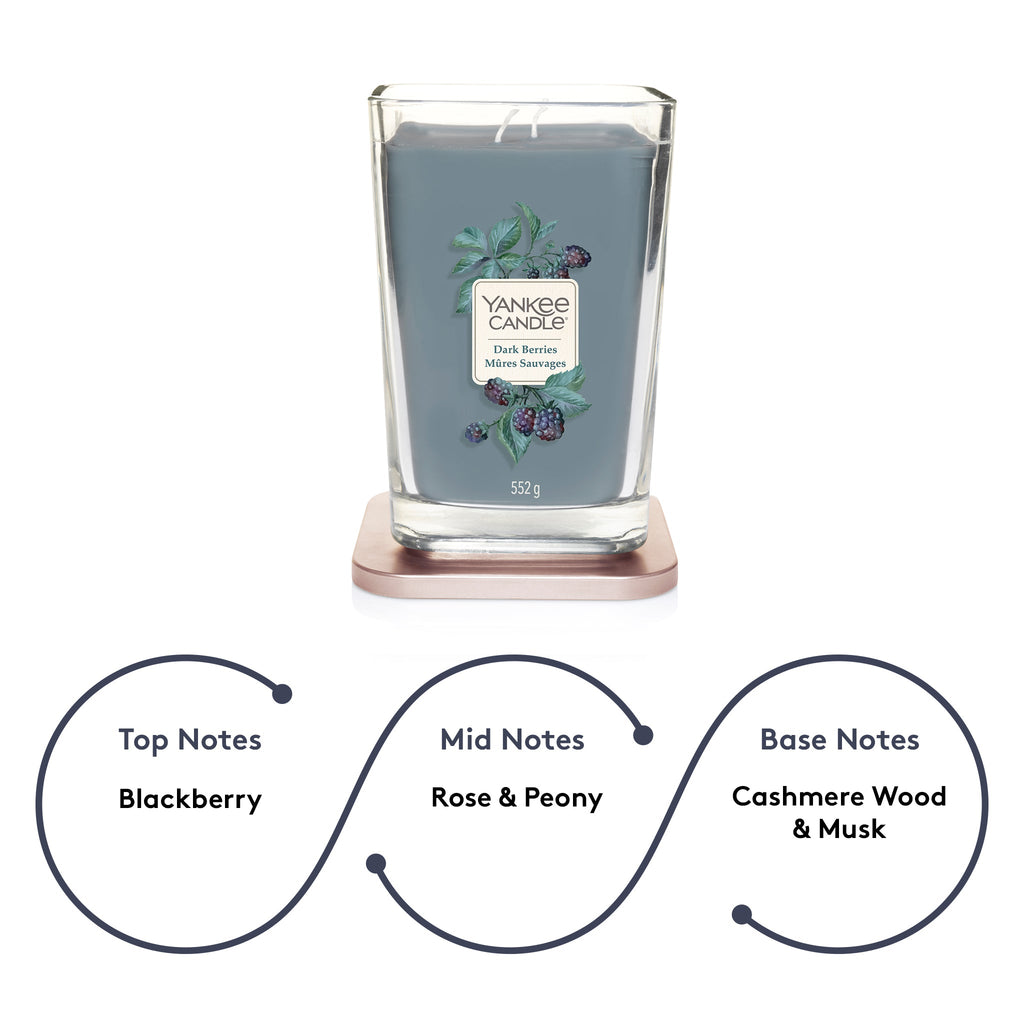 Yankee Candle Elevation Dark Berries Large Jar Scented Candle