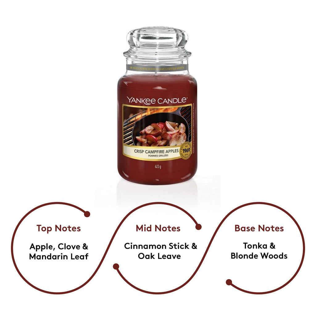 Yankee Candle Original Crisp Campfire Apples Large Jar Scented Candle