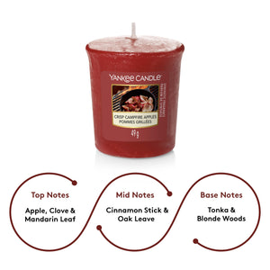 Yankee Candle Original Crisp Campfire Apples Votive Scented Candle