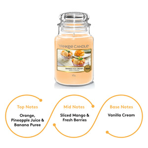 Yankee Candle Original Large Jar Mango Ice Cream