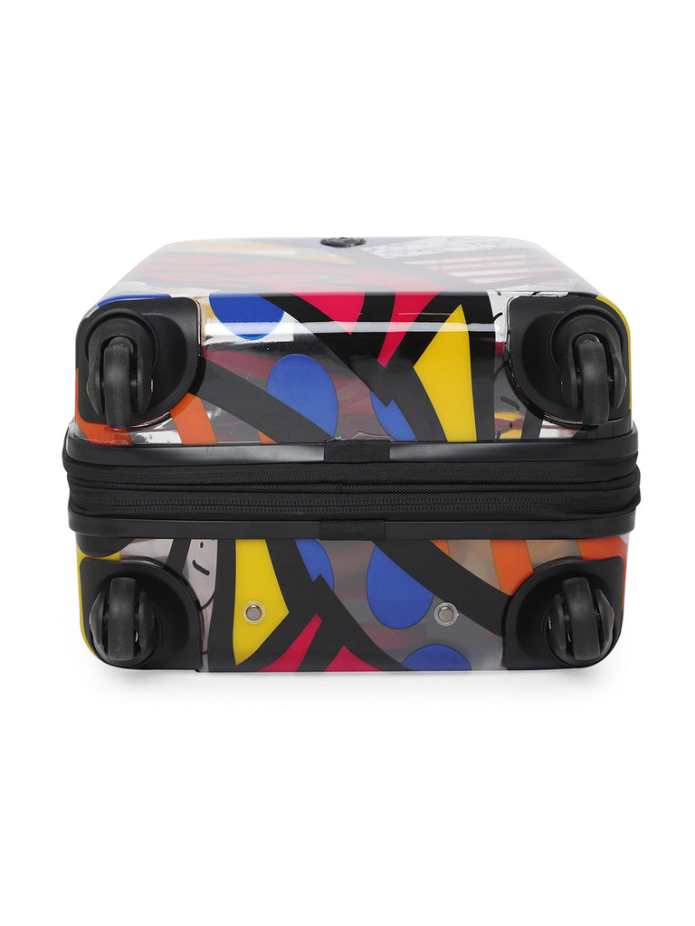 HEYS BRITTO TRANSPARENT A NEW DAY Range Multicolor Color Hard Luggage
