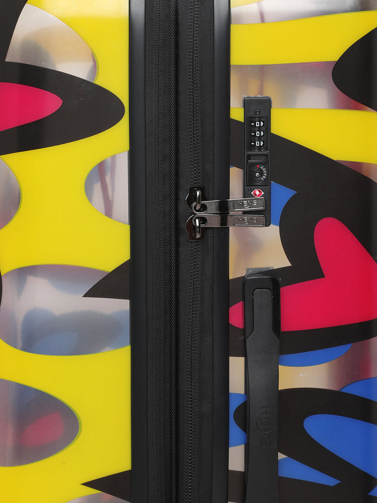 HEYS BRITTO TRANSPARENT A NEW DAY Range Multicolor Color Hard Luggage