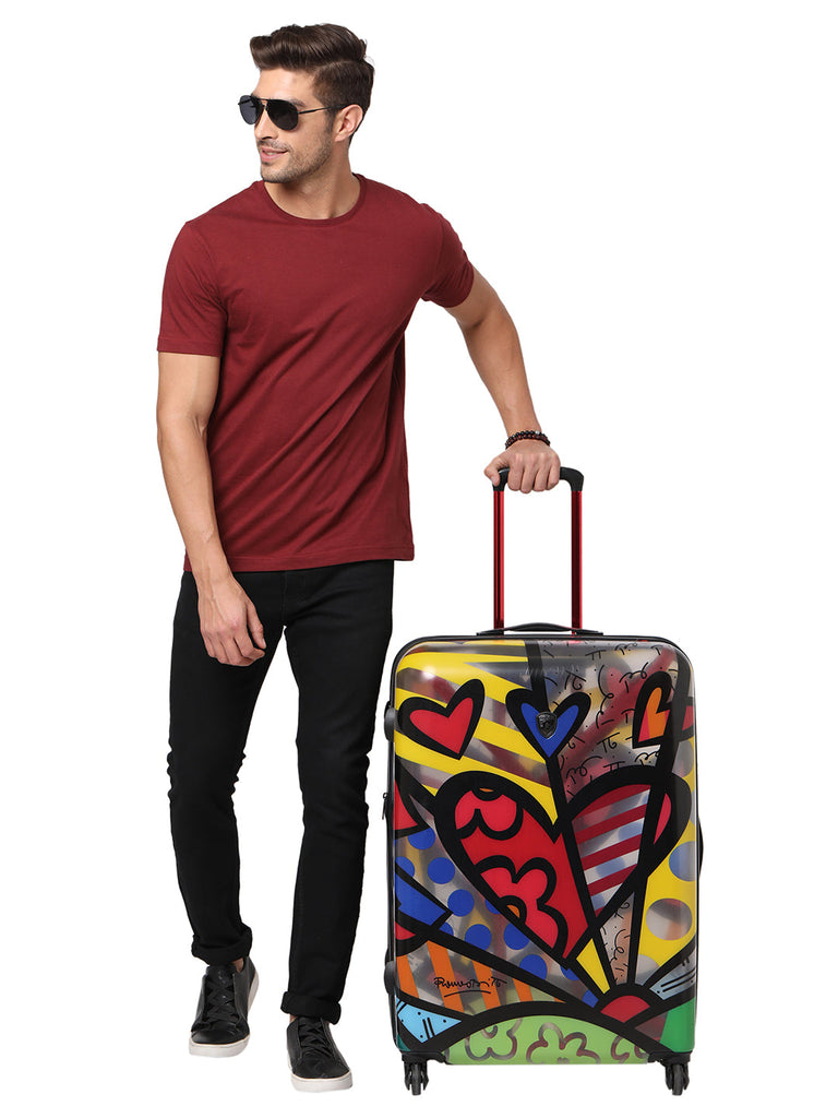HEYS BRITTO TRANSPARENT A NEW DAY Range Multicolor Color Hard Luggage
