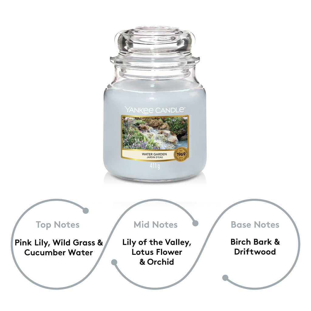 Yankee Candle Original Medium Jar Scented Candle - Water Garden