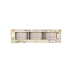 Yankee Candle Warm Cashmere Filled Votive Scented Candle (Pack of 3)