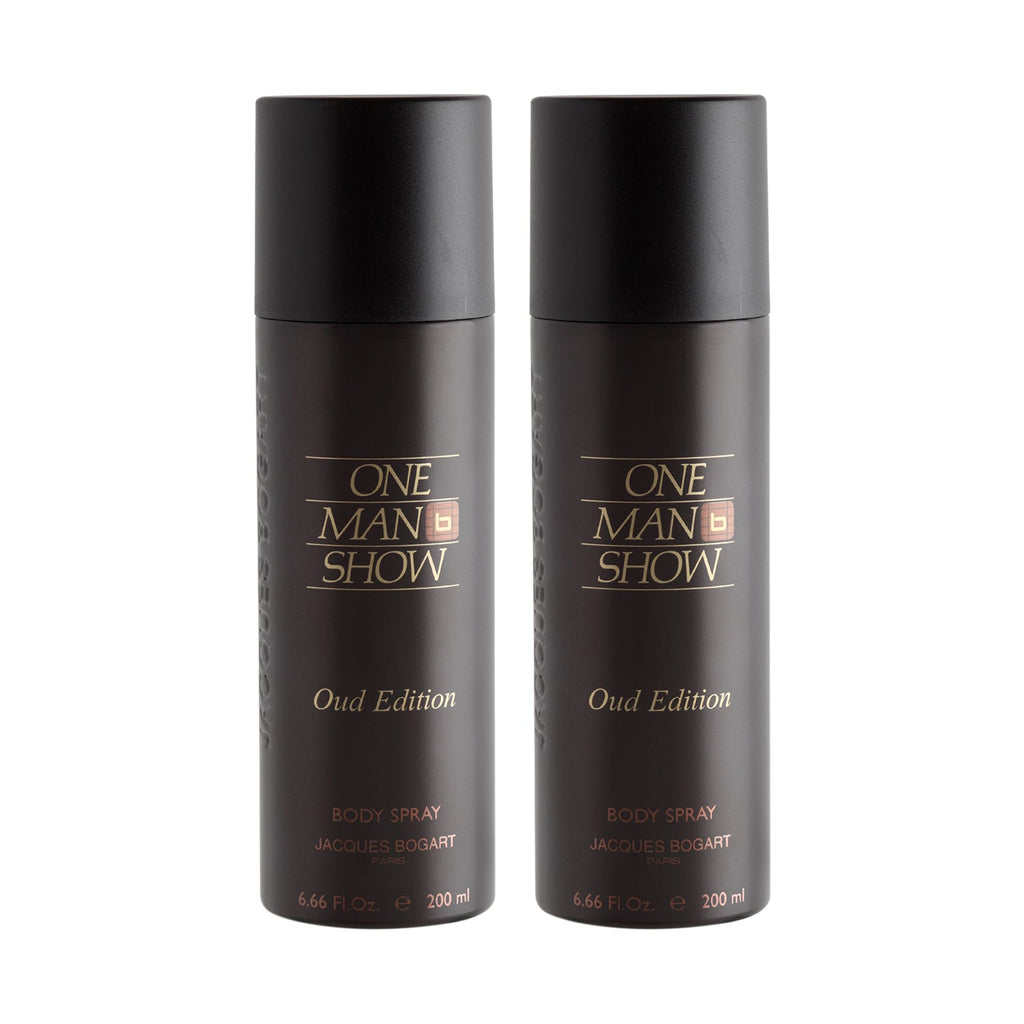Jacques Bogart One Man Show Oud Deodorant Spray 200ml (Pack of 2)