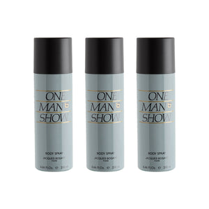 Jacques Bogart One Man Show Deodorant Spray 200ml (Pack of 3)
