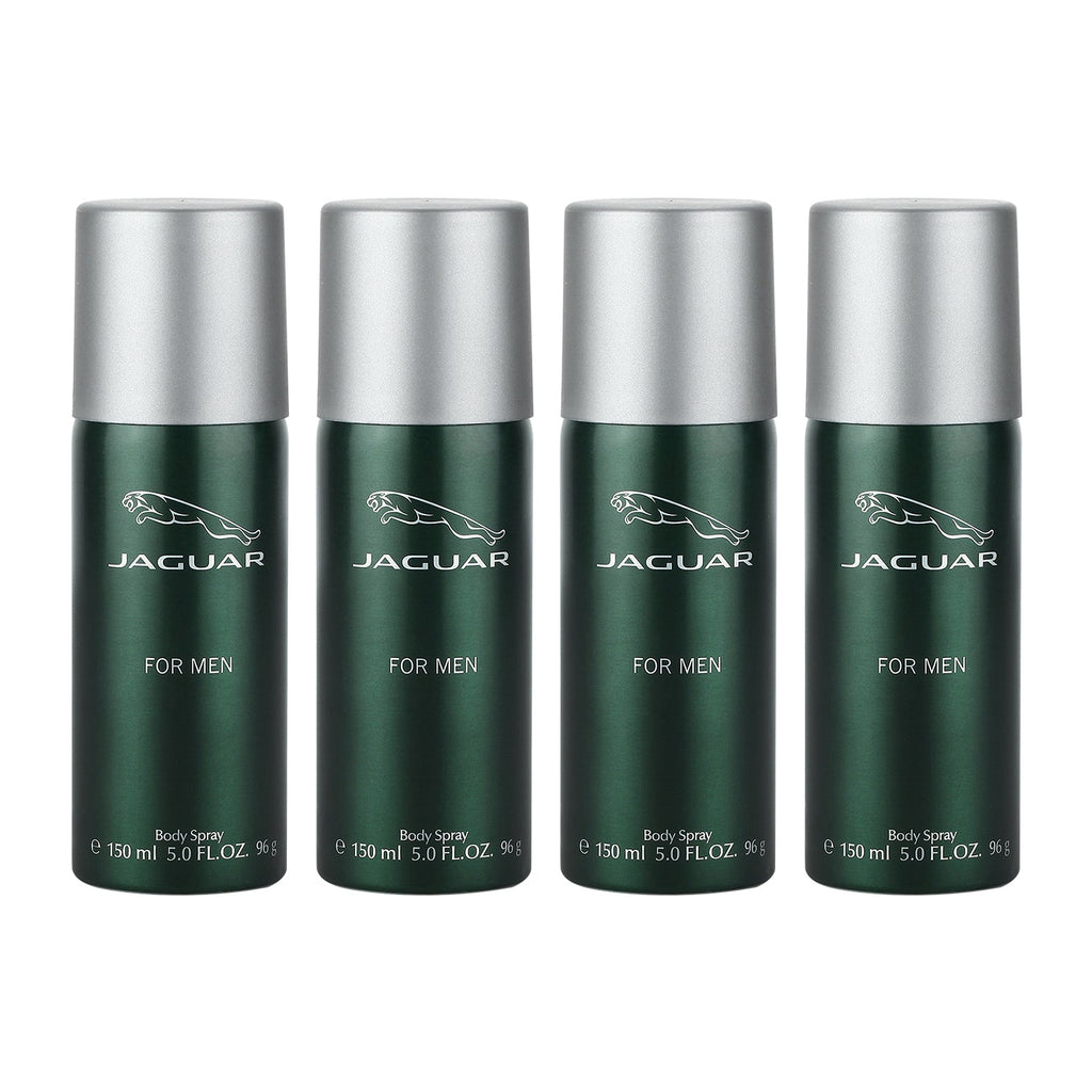 Jaguar For Men Deodorant Spray 150ml (Pack of 4)