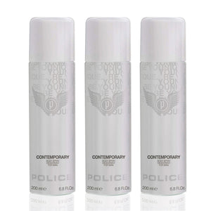 Police Contemporary Deodorant Spray 200ml (Pack of 3)