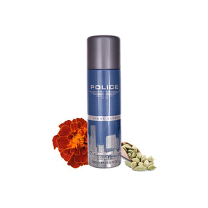 Police Light Blue Deodorant Spray 200ml (Pack of 5)