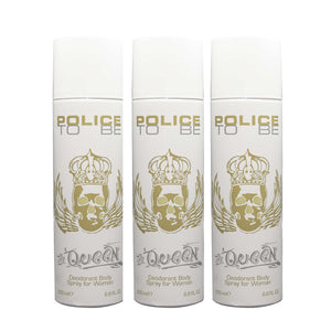 Police To Be Queen Deodorant Spray 200ml (Pack of 3)