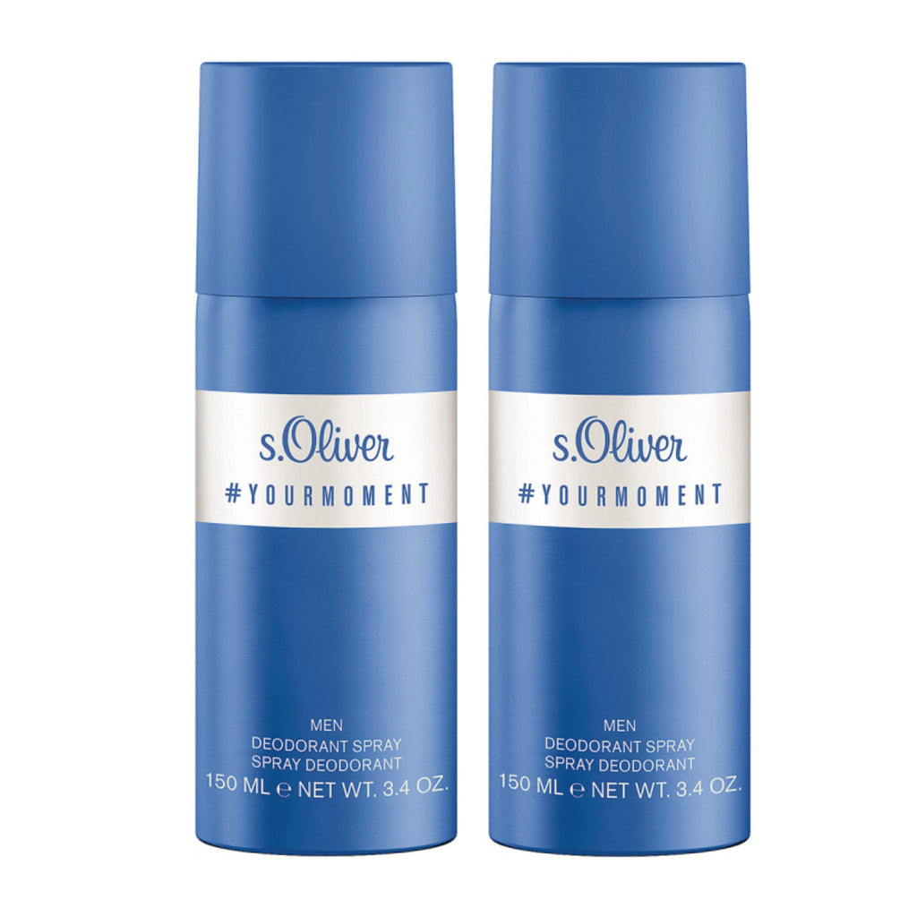 s.Oliver Your Moment Deodorant Spray 150ml (Pack of 2)