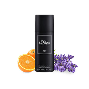 s.Oliver Black Label Men Deodorant Aerosol Spray 150ml (Pack of 3)