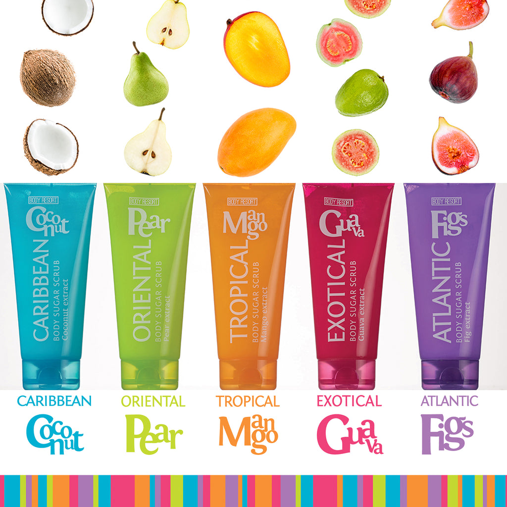 MADES Body Resort Clear Purple Tube Body Sugar Scrub
