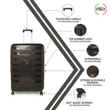RONCATO Spirit Hard Nero Luggage Trolley
