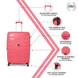 RONCATO Spirit Hard Pink Luggage Trolley