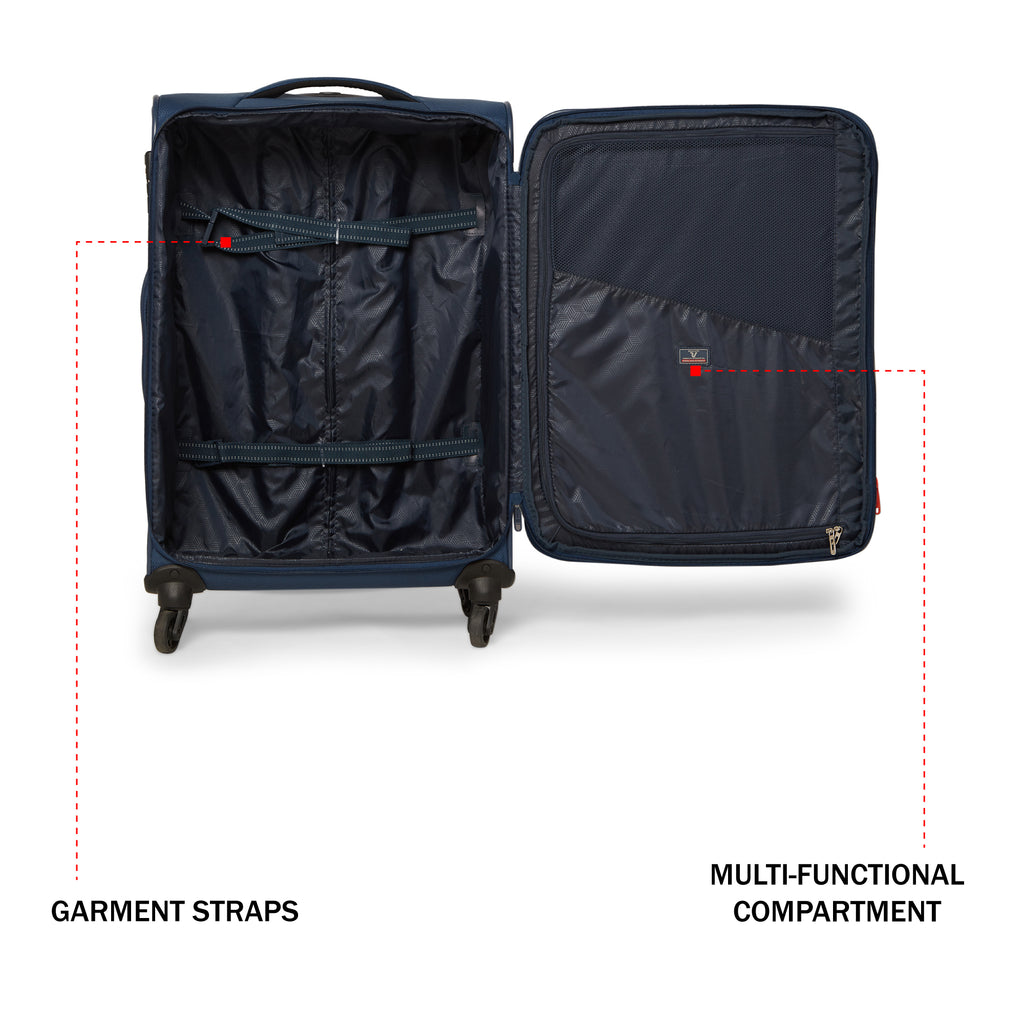 RONCATO Jazz Soft Blue Notte Luggage Trolley