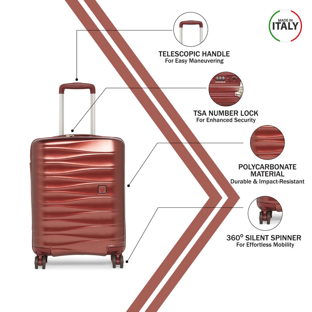RONCATO Stellar Hard Rossoscuro Luggage Trolley