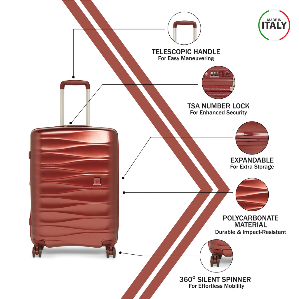 RONCATO Stellar Hard Rossoscuro Luggage Trolley