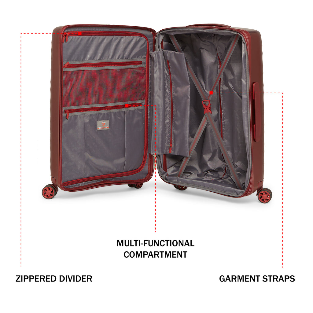 RONCATO Stellar Hard Rossoscuro Luggage Trolley