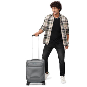 RONCATO JOY SOFT LUGGAGE ANTRACITE 21"