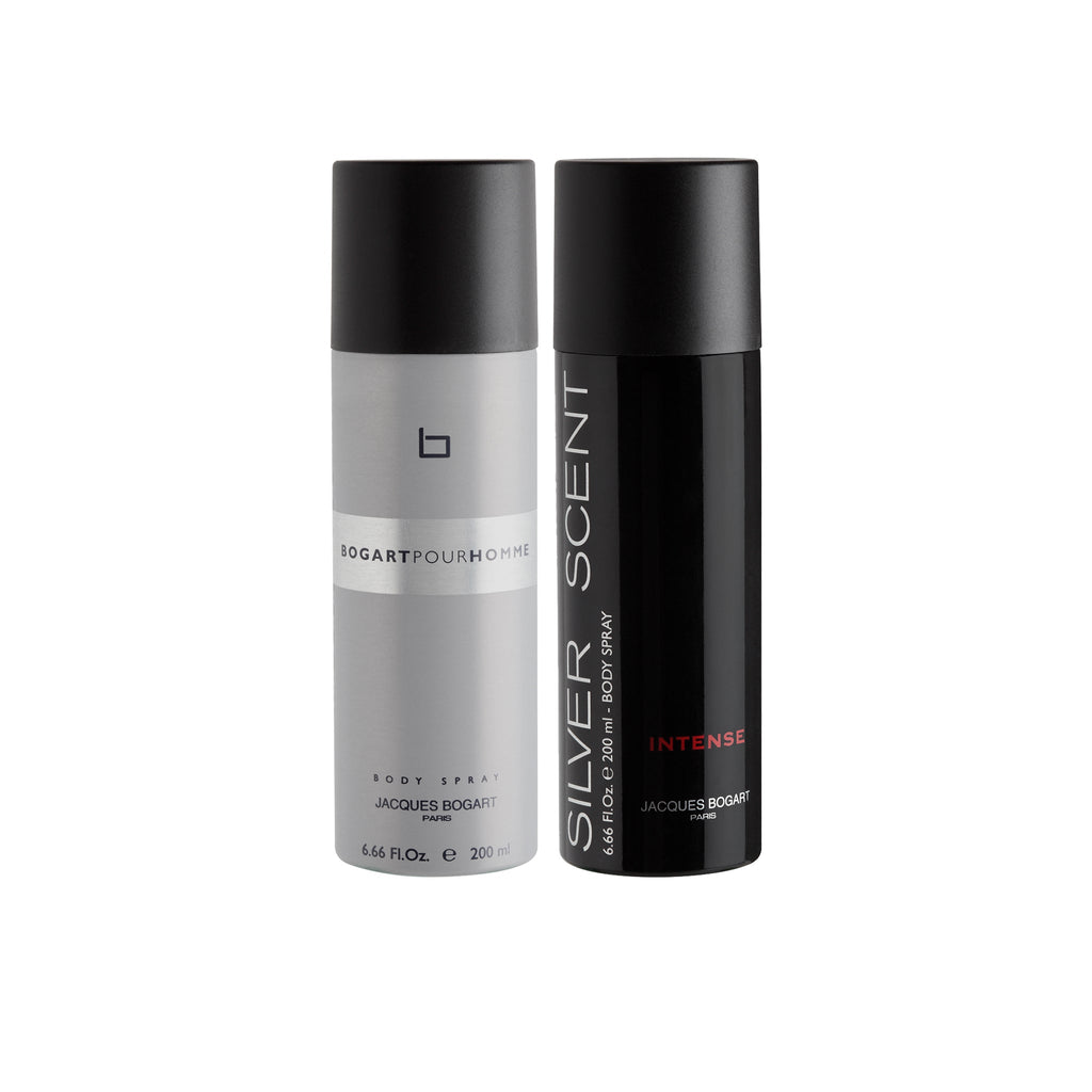 Jacques Bogart Silver Scent Intense + Pour Homme Deo Combo Set 400ml (Pack of 2) For Him