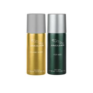 Jaguar Classic Gold + For Men Deo Combo Set 300ml (Pack of 2) For Him