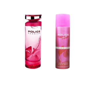 Police Passion Femme Eau de Toilette 100ml + Deodorant Spray 200ml Combo Set