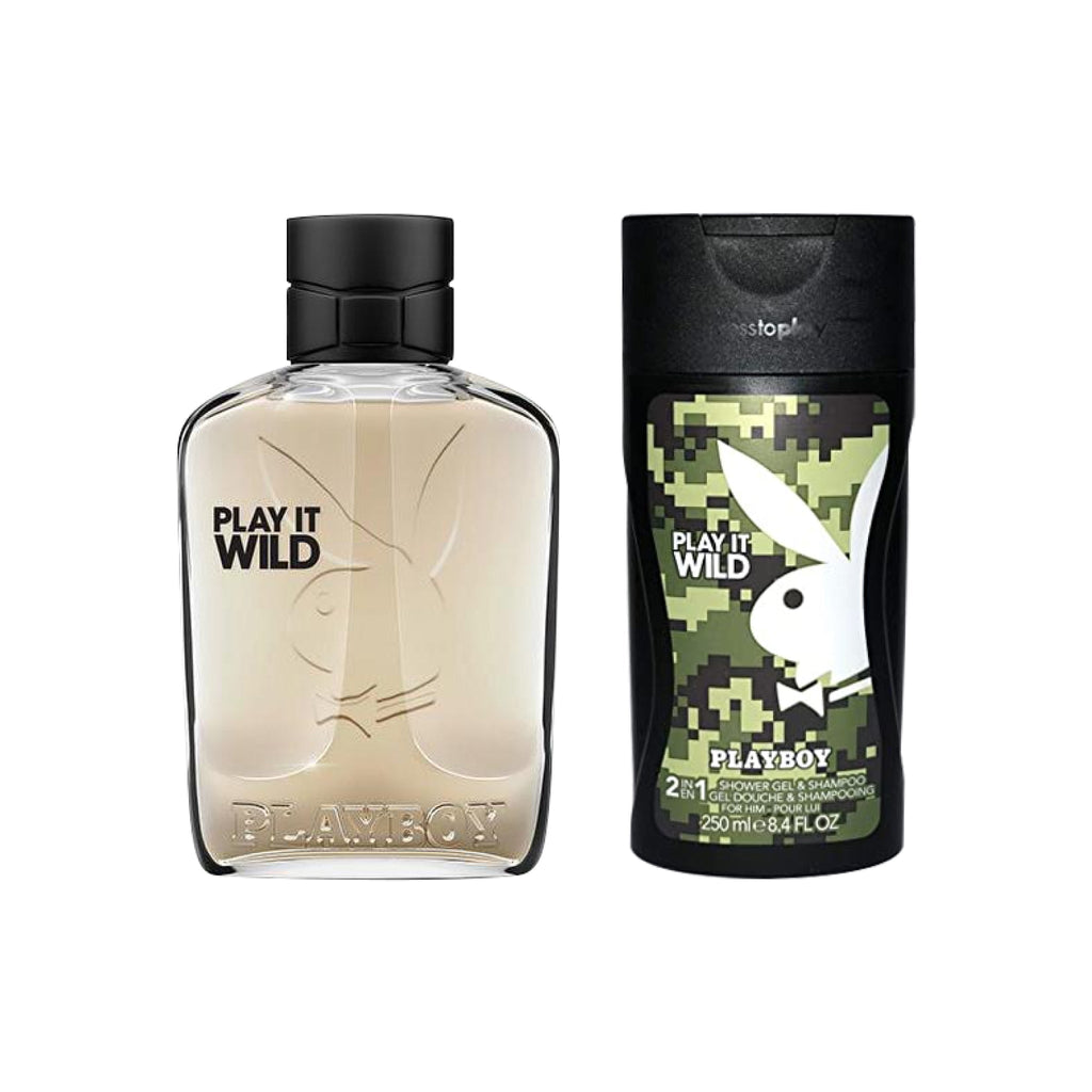 Playboy Play It Wild  Eau de Toilette 100ml + Shower Gel 250ml Virtual Gift Set