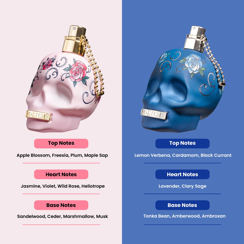 Police To Be Tattooart Eau de Parfum 40ml For Women + Eau de Toilette 40ml For Men Virtual Gift Set