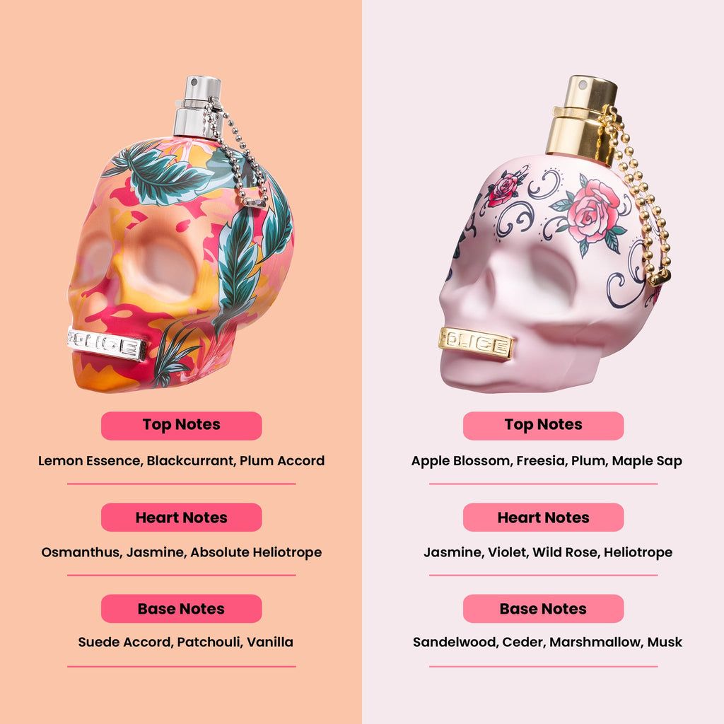 Police To Be Exotic Jungle 40ml + To Be Tattoo Art Eau de Parfum 40ml For Women Virtual Gift Set