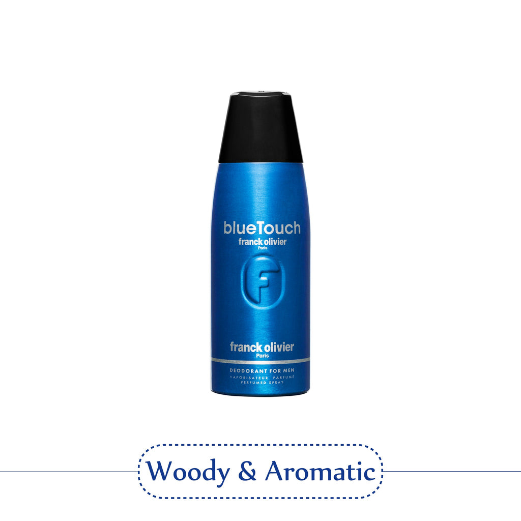 Franck Olivier Blue Touch Deodorant Spray For Men 250ml (Pack of 2)