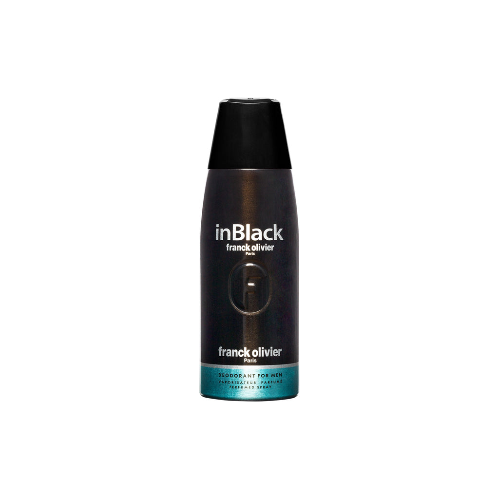 Franck Olivier In Black Deodorant Spray For Men 250ml (Pack of 2)