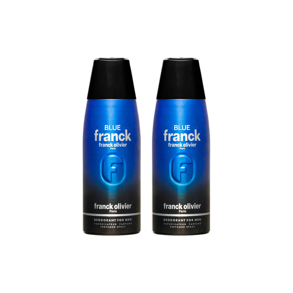 Franck Olivier Blue Franck Deodorant Spray For Men 250ml (Pack of 2)
