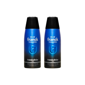 Franck Olivier Blue Franck Deodorant Spray For Men 250ml (Pack of 2)