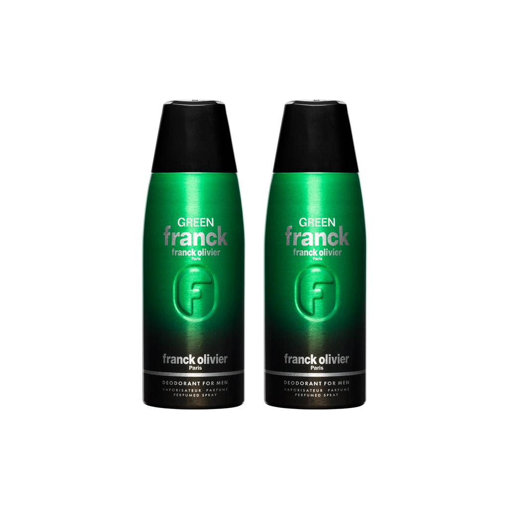 Franck Olivier Green Franck Deodorant Spray For Men 250ml (Pack of 2)