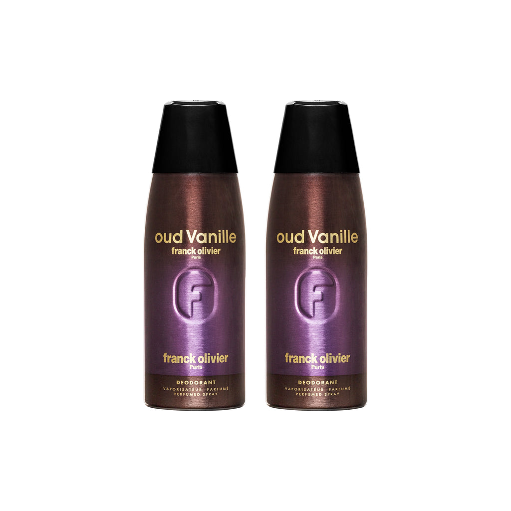 Franck Olivier Oud Vanille Deodorant Spray For Men 250ml (Pack of 2)
