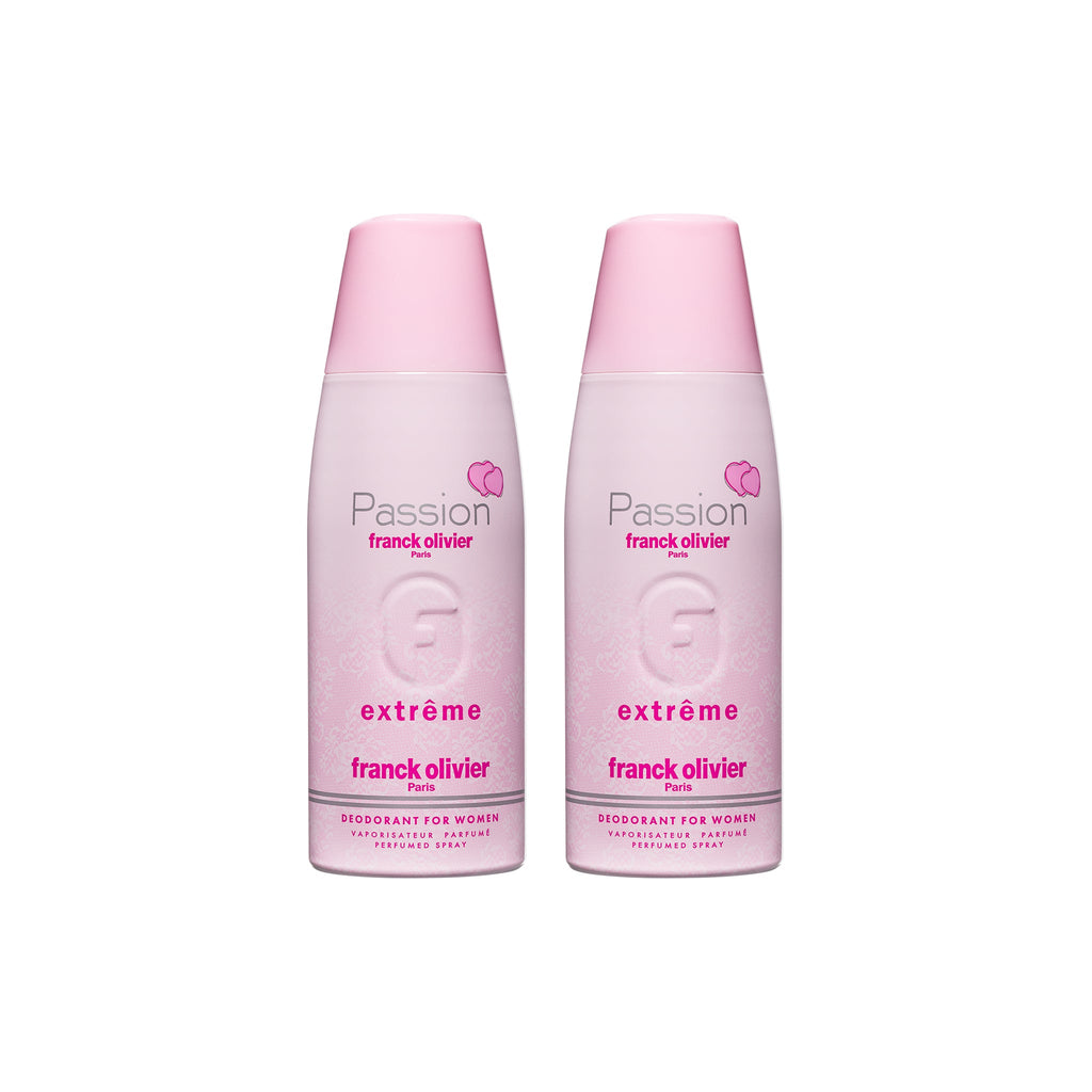 Franck Olivier Passion Extreme Deodorant Spray For Women 250ml (Pack of 2)