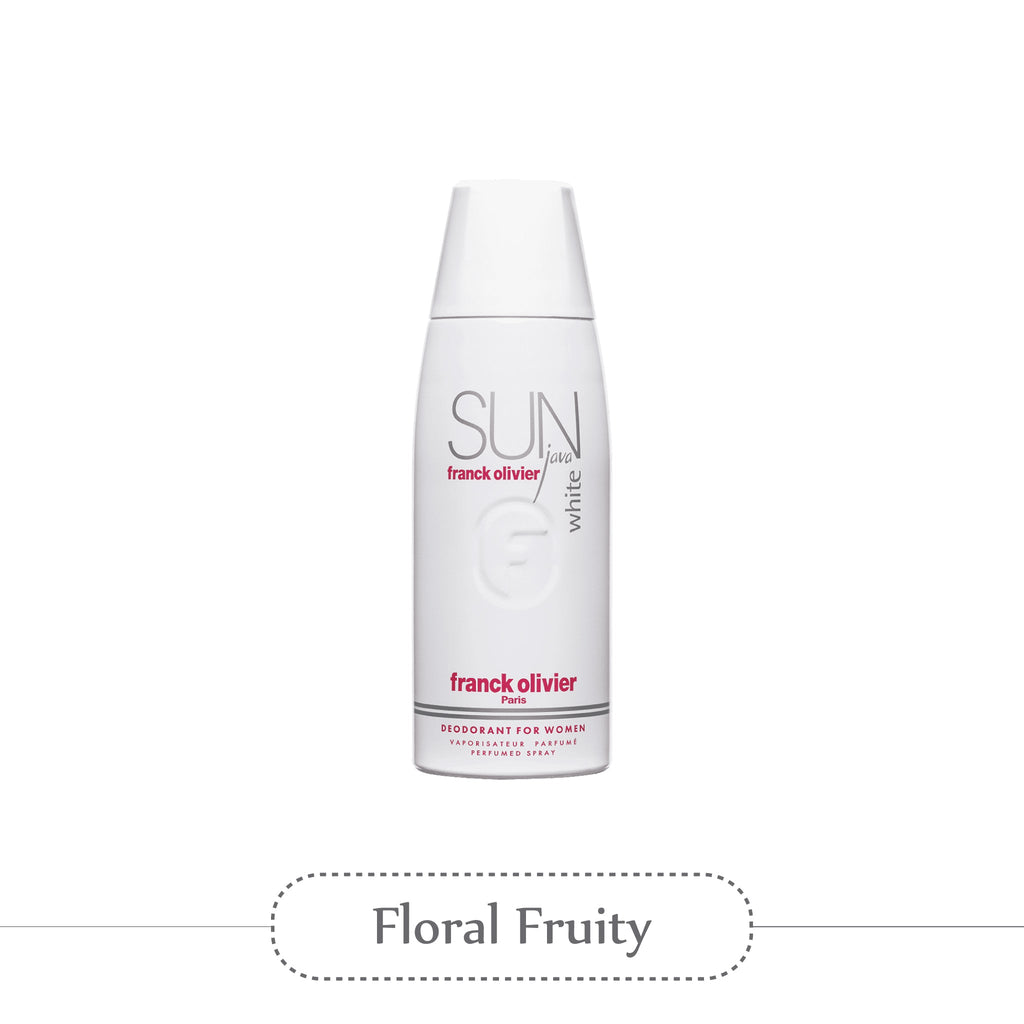 Franck Olivier Sun Java White Deodorant Spray For Women 250ml (Pack of 2)