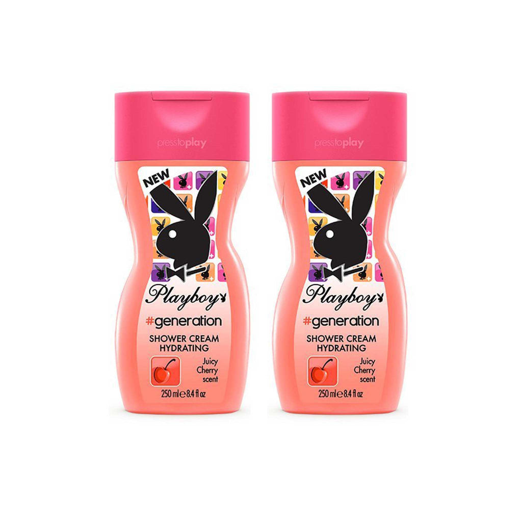 Playboy Generation Shower Gel For Women (Pack of 2, 250ml each)