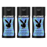 Playboy Generation Shower Gel For Men (Pack of 3, 250ml each)