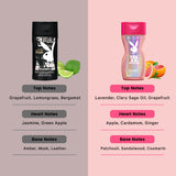 Playboy My VIP Story For Men Shower Gel & Playboy You 2.0 Loading For Women Shower Gel Combo (Pack of 2, 250ml each)