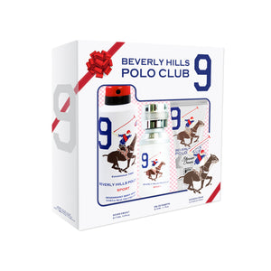 Beverly Hills Polo Club Gift Set No.9 for men's Eau De Toilette 50ml + Sport Deodorant 175ml +  Shower Cream 150ml
